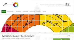 Desktop Screenshot of goetheschule-dieburg.de
